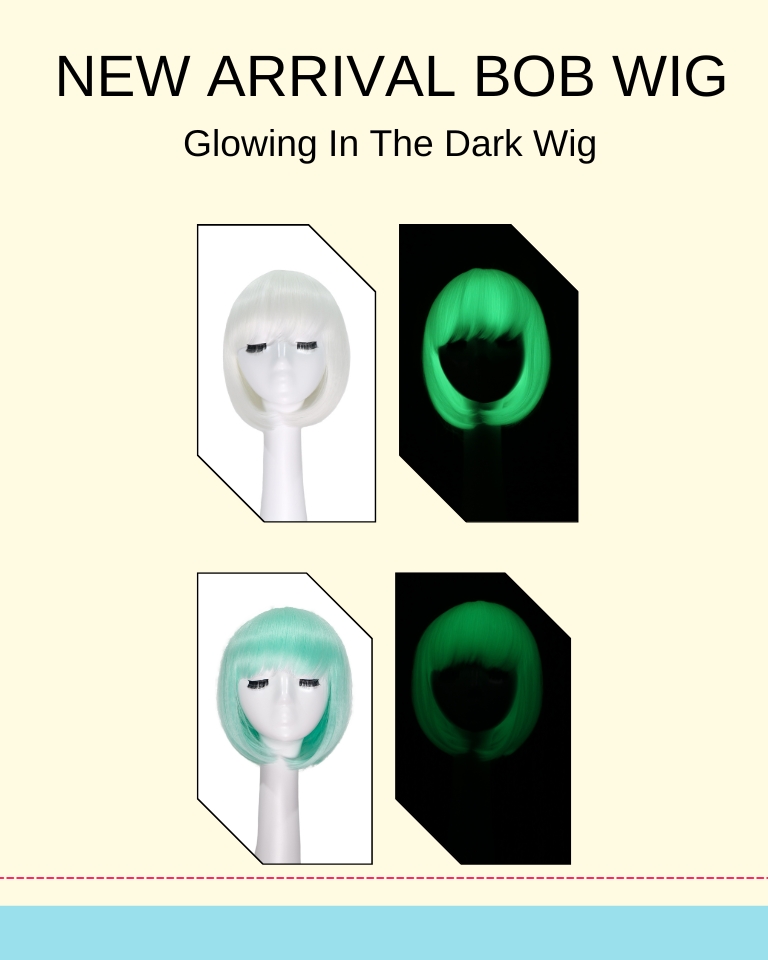 glowing in the dark wig 