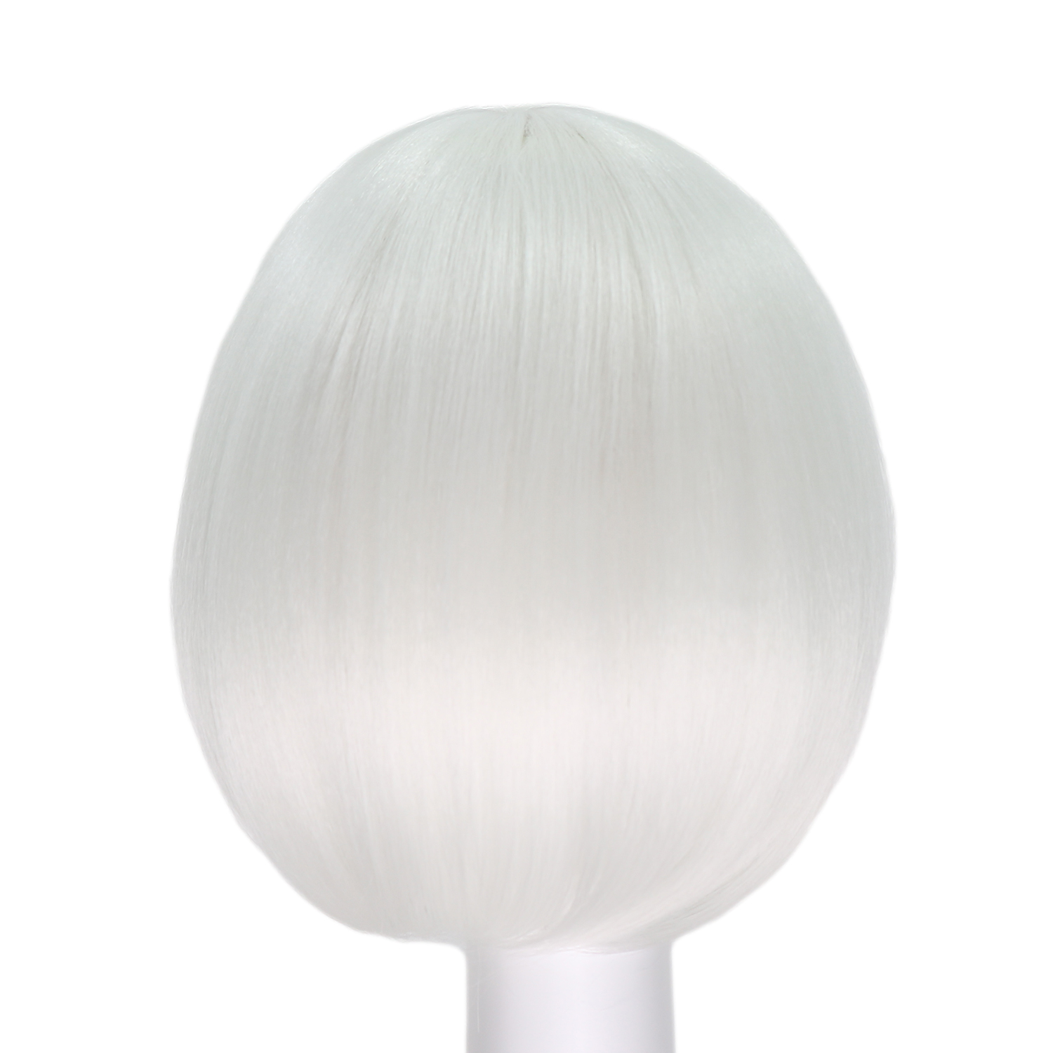 Orgwigs glowing in the dark short bob wig with bangs white color